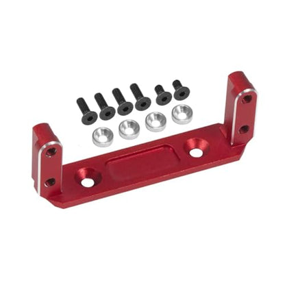 Aluminum Alloy Servo Mount for Axial Capra 1/10 RC Crawler UTB10 Vanquish F9 SCX10 III Portal Axle SOA 4WD Cheater Rigs Upgrade (Red) - color: Red