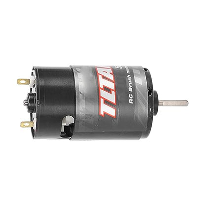 Changor 550 Motor High Speed RC Brushed Motor with Reduction Gearbox for 1/14 1/10 RC Crawler DIY (55T) - size: 55T