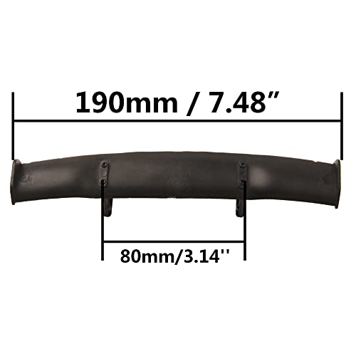 2Pcs ShareGoo Universal Plastic RC Car Tail Wing Rear Spoiler Wing Set Compatible with 1/10 RC Scale On Road Drift Drifting Car
