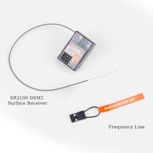 1PCS SR3100 DSM2 Surface Receiver 2.4GHz 3 Channel Modulation for DX3R DX4C DX5C Transmitter for 1/18 Scale Chassis RC Car
