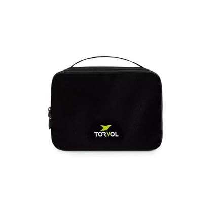 – LIPO SAFE BAG, Compact LiPo Battery Bag Fireproof, Stores up to 15 LiPo Batteries, Compatible Quad PITSTOP Backpacks, Battery Storage Organizer, 11 × 26 × 20 cm, Black