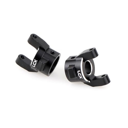 LCX Racing 1/10 RC Crawler Car CNC Aluminum Front Axle Steering Knuckle C Hub Carrier Set L/R for Axial SCX10 PRO, Upgrades Parts Accessories