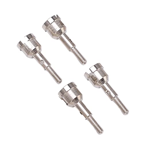 Qiilu Dogbone Adapter Diff Cup Joint Axle for A949 A959 A969 A979 K929 and Other 1/18 RC Car - Durable RC Drive Shaft Replacement Rewritten (Silver) - color: Silver