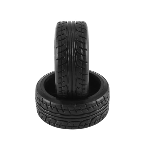 Hard Plastic 65mm 1/10 RC Racing Car Tires On Road Touring Drift Car Tyre Wheels Compatible with TT01 TT02 XV01 PTG-2