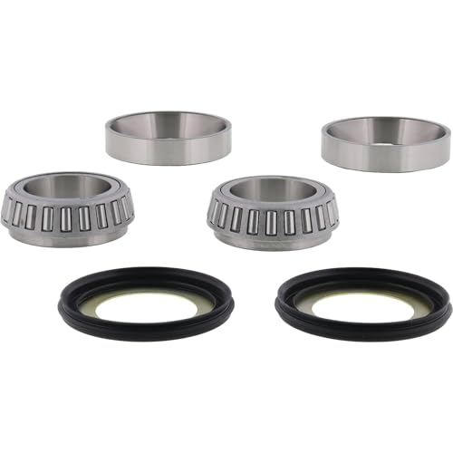 All Balls Racing Steering Bearing Kit for Suzuki DR650SE DRZ400S 1993-2017 | OEM replacement, fits Kawasaki KLX400R KLX400SR DRZ400SM RM125 RM250 DRZ250 CA Model CV Carb, 250 125 engines, 22-1013