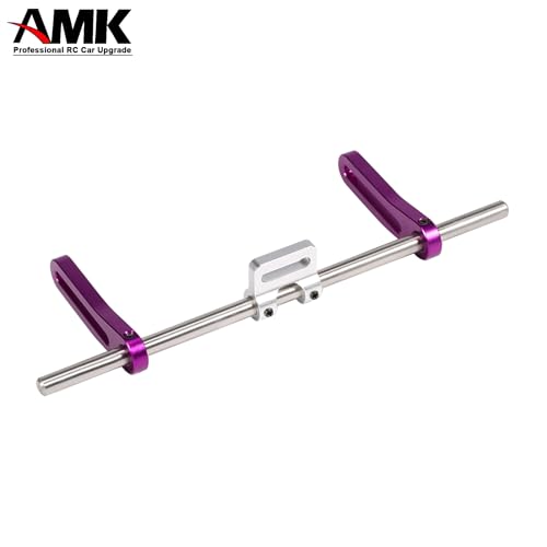 AMK Aluminum Modular Fairlead 4.5mm Tube for Tow Winch Rope 1/10 Scale Bumper Mount Accessories for RC Crawler Axial SCX10 Element Enduro Gen7 Gen8 TRX6 TRX4 Upgrades (Silver) - color: Silver