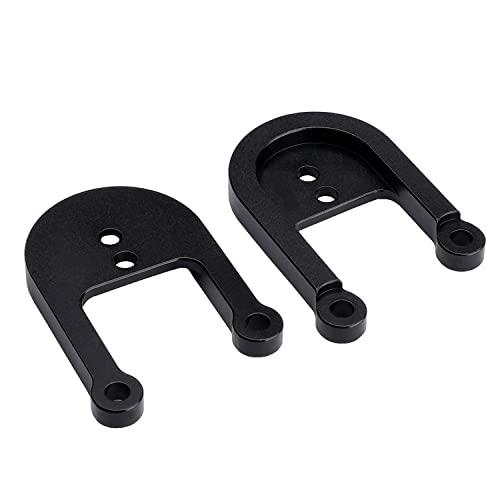 2pcs Aluminum Front/Rear Shock Tower Hoops Bracket Mount for 1/10 RC CAR RC4WD Gelande II Chassis (Rear Shock Hoops) - style: Rear Shock Hoops
