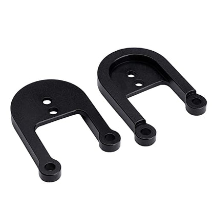 2pcs Aluminum Front/Rear Shock Tower Hoops Bracket Mount for 1/10 RC CAR RC4WD Gelande II Chassis (Rear Shock Hoops) - style: Rear Shock Hoops