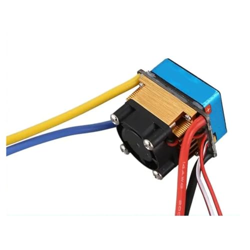 for 480A Waterproof Brushed ESC Single Motor with Cooling Fan 2-4S 3 Modes 5V/3A BEC RC Cars Modified Replacement Trailer Trucks RC Parts
