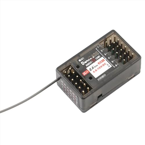 RC Front Rear Lamp Group Compatible with DumboRC X6DC 2.4G 6CH Receiver with Strip Light Control Board Module Set for RC Car Transmitter Replacement Accessories