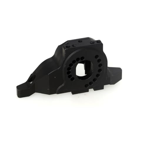 LCX 1/10th RC Crawler Car CNC Aluminum Motor Mount Upper Spur Gear Cover Transmission Housing Lower Gear Cover Set for TRX4 TRX6, Upgrades Parts Accessories (Motor Mount Set)