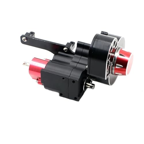 RC Transmission Gearbox Compatible with Axial SCX10 II III 1/10 RC Crawler Car Metal 2 Speed Shiftable Transmission Gearbox Upgrades Parts Accessories