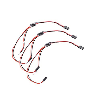 3pcs 1S 4A Brushed ESC 3.6-5.8V for 720/820 Coreless Motor RC | Wide 3.6-5.8V Input – compatible with 1S LiPo batteries and 5V USB power 720/820 hollow cup, N20/N30 coreless motors