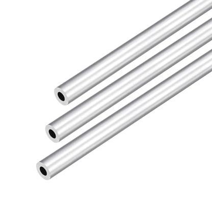 DMiotech 3Pack (8mm OD x 4mm ID) 6063 Aluminum Round Tube 300mm Length Industry Metal Tubing for Machinery Frame Construction DIY Projects - size: 8mm x 4mm x 300mm