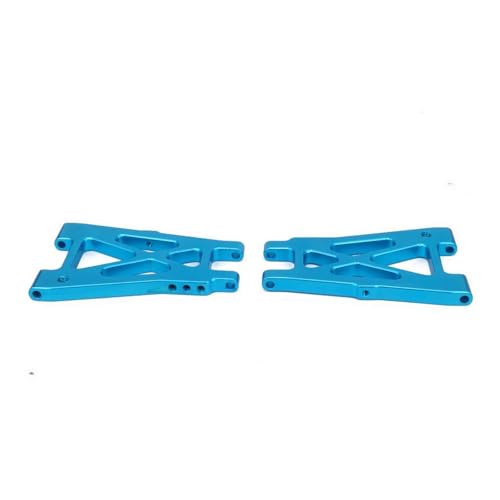 RC Swing Arm Part for Kyosho for Optima 4Wd 1/10 2PCS Aluminum Rear Lower Suspension Arm Upright Set Rc Model Car for Buggy Off-Road Repair Parts(Blue) - color: Blue