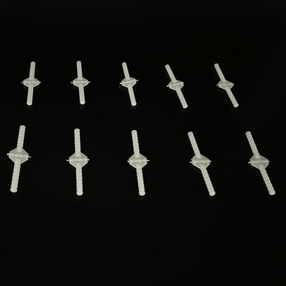 10PCS RC Airplane Plastic Needle Hinge Pin Hinge for RC Plane Helicopter Aircraft DIY Model Plane Fix Wing Parts Foam Model Plane Replacement (3x48mm) - style: 3x48mm