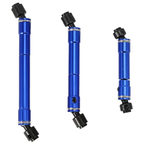 3Pcs Replacement Metal Hard Steel Front Middle Rear CVD Drive Shaft Mount Set for TRAXXAS TRX6 G63 6X6 88096‑4 1/10 RC Car Truck Car Upgrade