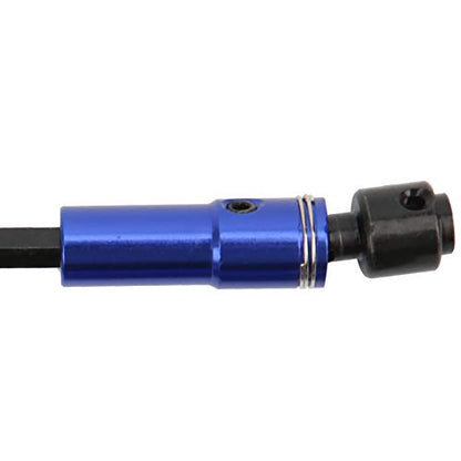 Transmission Shaft Drive, Propeller Metal Shaft Fit for Traxxas4 TRX6 1/10 RC Crawler Car Aluminum Alloy Steel Blue 75mm 103mm 123mm 3Pcs Set