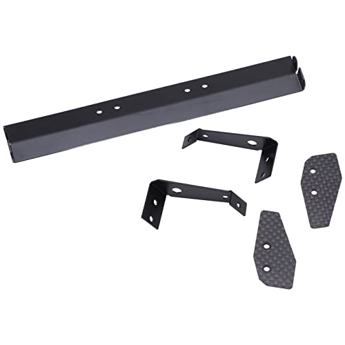 RC Rear Spoiler Wing, Aluminum Alloy RC Car Rear Wing Mounting Set for 1/10 RC Spoiler