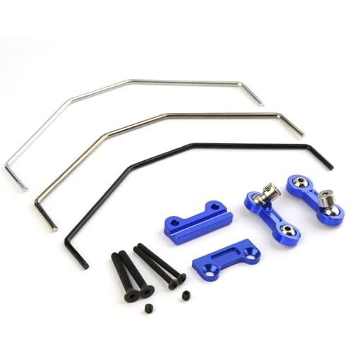 Compatible with Traxxas for X-Maxx for XMAXX 1/5 RC Car Parts Accessories Metal Front and Rear Sway Bar Anti Roll Bar Kit RC Car Accessories Spare(1pcs) - size: 1pcs