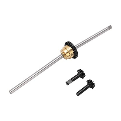 RC Metal Differential Gear Middle Axle Modification Kit Aluminum Alloy Heavy Duty Drivetrain Upgrade Assembly Enhanced Off Road Traction Part for WPL C14 C24 C34 1 16