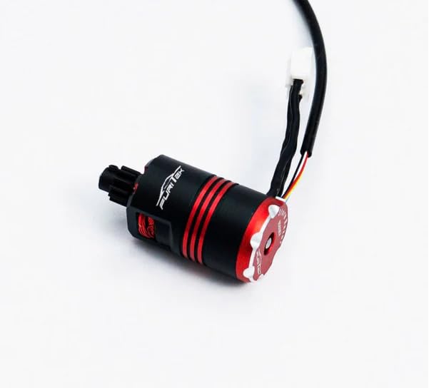 FURITEK Storm Razor 1524 9500kv 2mm Shaft with 11T Steel Pinion Sensored Brushless Motor for Losi 1/24 Micro-B - Remote Control Car, RC Car, RC Buggy 1/24 Electronics (FUR-2616)