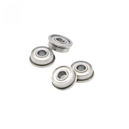 FR2-5ZZ Flange Bearing 3.175 * 7.938 * 3.571 mm (10PCS) 1/8" X5/16 X9/64 Inch Flanged FR2-5 Z ZZ Ball Bearings - size: FR2-5ZZ 3.175 * 7.938 * 3.571