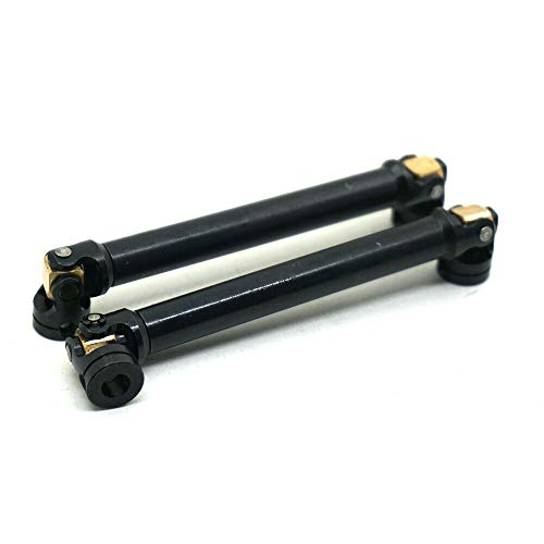2PCS Stainless Steel Centre Drive Shaft CVD Upgrade Parts for 1/10 RC Crawler Axial SCX10 RC4WD D90 Redcat Gen7 /Pro Crawler (100-138MM)