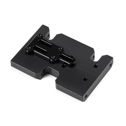 70mm Delrin Skid Plate with Adapter Plate for SCX10 II 2Low Transmission | With Axial 3 Gear Pattern, Front Link Mount Close Together, with Mounting Hardwares