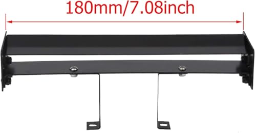 Rc Rear Spoiler Wing,Aluminum Alloy Rc Rear Wing RC Car Parts for 1/10 RC On Road Racing Drift Car HSP HPI Kyosho TT-01 TT02 (180mm Double Deck) - color: 180mm Double Deck