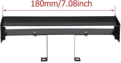 Rc Rear Spoiler Wing,Aluminum Alloy Rc Rear Wing RC Car Parts for 1/10 RC On Road Racing Drift Car HSP HPI Kyosho TT-01 TT02 (180mm Double Deck) - color: 180mm Double Deck