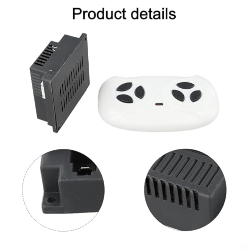 JR1958RX-2S 2.4G Receiver Remote Control For Children's Electric Riding Toy Car, 12V Wireless Transmitter With Slow Start Function, Compatible With Battery Powered Vehicles (Full Set)(full set) - size: full set