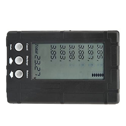 LiebeWH Battery Balancer Battery Voltage Meter Capacity Checker with LCD Display 3 Control Keys Overheat Prevention for LiPo Model Airplane