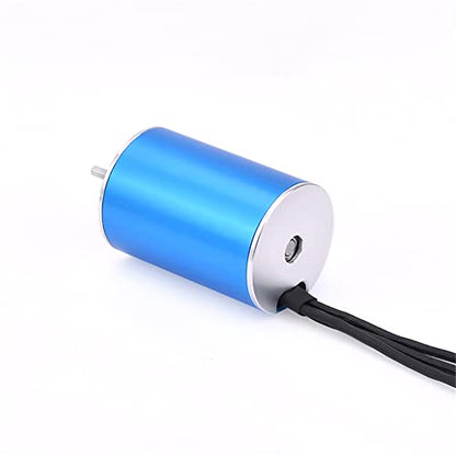 KingVal Replacement 2435 4500KV Sensorless Brushless Motor Shaft 2.0mm Compatible with 1/16 1/18 RC Car - size: 4500KV(ø2mm Shaft), style: 2435