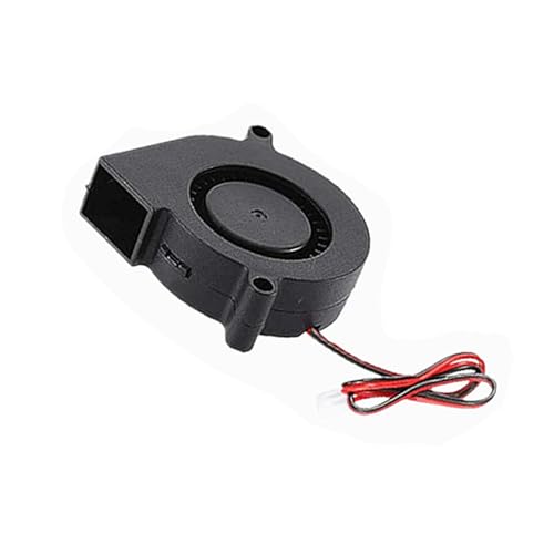2 Pcs 50x50x15mm 5015 24V DC Brushless Blower Cooling Fan Turbine Turbo for 3D Printer and Other Small Appliances Series Repair Replacement (24V) - size: 24V