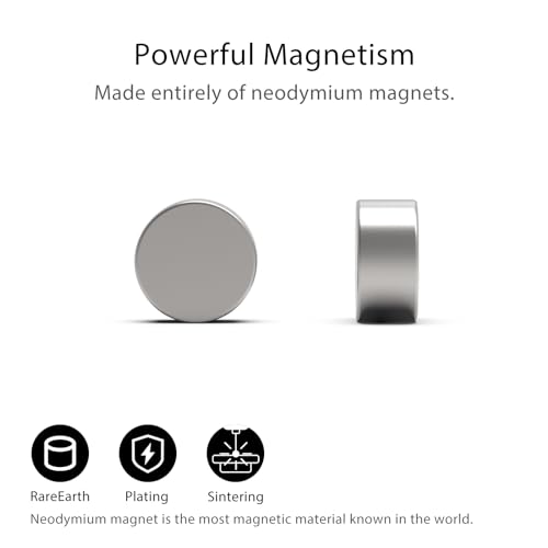Strong Neodymium Magnets - Rare Earth, Heavy Duty, Round, Small, 0.23 x 0.12 Inch, 120 PCS - color: Silver, size: 0.23inch 120PCS