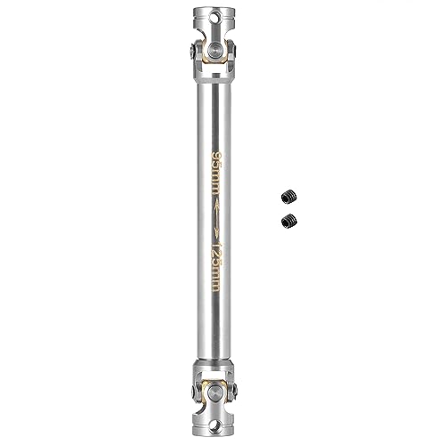 RC-Hub 1Pcs RC Driveshafts Metal Drive Shaft 45-50/47-57/55-67/60-80mm for 1:14 Tamiya Trailer Tractor Truck RC Crawler Car (95mm-125mm) - size: 95mm-125mm