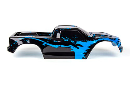 Custom Body Compatible for V2 Maxx WideMaxx 1/10 4X4 4WD Truck Shell Cover (Muddy Blue) - color: Muddy Blue