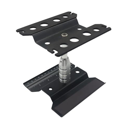 RC Car Stand RC Repair Stand 360 Degree Rotation Lift or Lower for Traxxas Redcat Arrma Axial RC4WD HSP Losi 1/8 1/10 1/12 1/16 Scale RC Crawler Car Truck Buggies (Black) - color: Black
