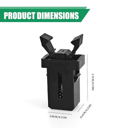 2PCS Sunglasses Glasses Holder Catch Latch, Car Sunglass Holder, Storage Box Lid Switch Overhead Console Roof Clip, Car Accessories Self Locking Switch Replacement for Most Car (2PCS) - color: 2PCS