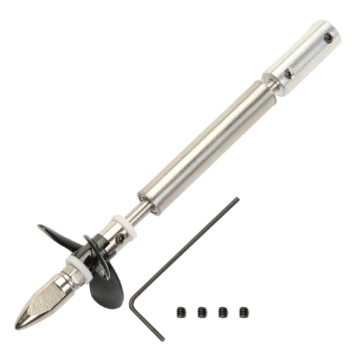 RC Boat Drive Shaft Kit for 3mm Motor Shaft w Propeller and Coupling Joint | L100mm Shaft, L50mm Sleeve, D36mm Propeller - size: 3.00MM