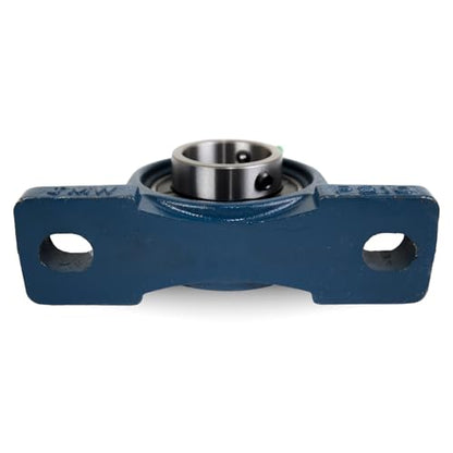 UCP207-20 Pillow Block Bearing (2 Pack), 1-1/4 inch Bore, 2 Bolt Flange Mounted, Solid Cast Iron Base, Self-Alignment - size: UCP207-20