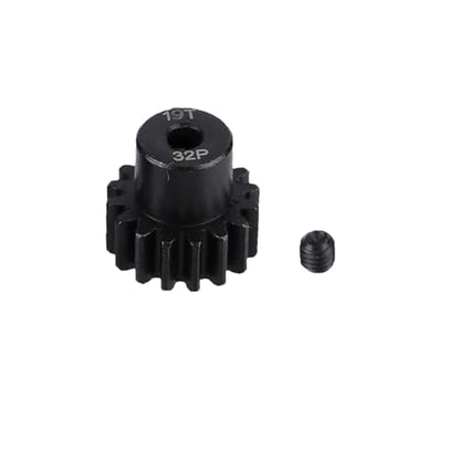5Pcs Metal Steel 32P Pinion Gear Sets 13T 15T 17T 19T 21T with Hex Key for 1/10 Crawler Truck Traxxas Arrma HSP HPI AXIAL Tamiya LOSI RC Car Upgraded Parts (13T 15T 17T 19T 21T) - style: 13T 15T 17T 19T 21T