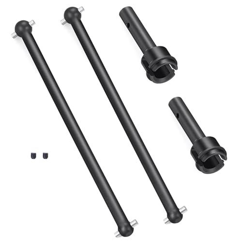 RC Car Drive Shafts for Arrma for Kraton V4 V5 1/8 Buggy RC Car Parts Driveshaft Front Rear Center Universal CVD Dog Bone Diff Cup Transmission Shaft Car Accessories(3 in 1) - size: 3 in 1