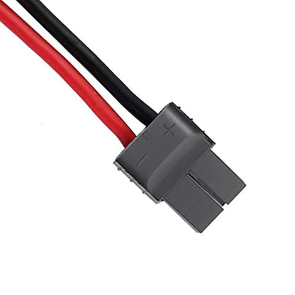 FLY RC 2pcs RC Lipo Battery Charge Cable with 4.0mm Gold Plated Banana Plug 14AWG Silicone Wire Compatible with Slash/Rustler/Stampede/Bandit/E Revo RC Car Charger Lead Lipo Battery