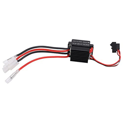 550 Brushed Motor 320A Two Way ESC Combo for RC Crawler High Efficiency Power System with Enhanced Heat Dissipation and Reversing 12T