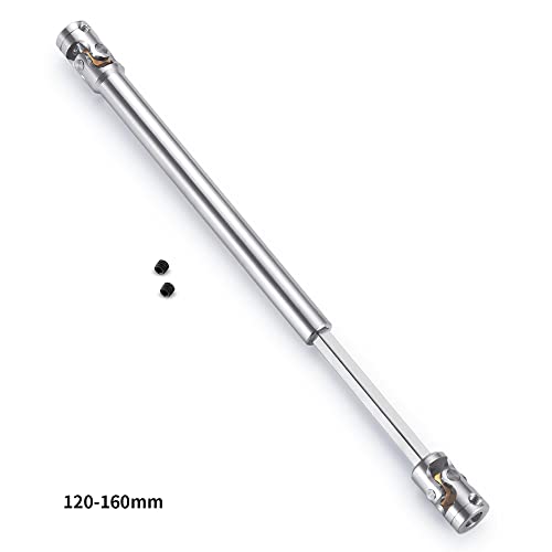 RC-Hub 1Pcs Metal RC Driveshafts for 1:14 Tamiya Tipper Truck | 45-50/47-57/55-67/60-80/70-90/110-260mm Drive Shaf,RC Car Upgrade Parts - size: 120-160mm