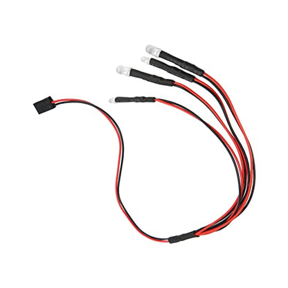 RC Car LED Lights, 5-9V Simulation 2 White 2 Red RC Truck LED Lights Attractive for Axial Scx24