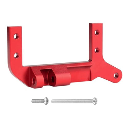 HobbyPark Servo Mount 4-Link Suspension Mounts for TRX4 Crawler Replacement of 3-Link Panhard Bar Upgraded (Red) - color: Red