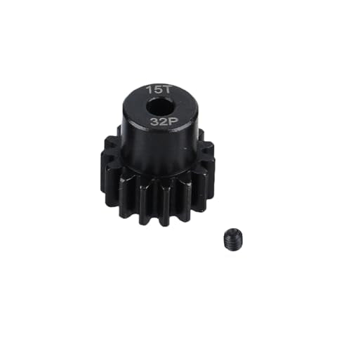 5Pcs Metal Steel 32P Pinion Gear Sets 13T 14T 15T 16T 17T with Hex Key for 1/10 Crawler Truck Traxxas Arrma HSP HPI AXIAL Tamiya LOSI RC Car Upgraded Parts (13T 14T 15T 16T 17T) - style: 13T 14T 15T 16T 17T